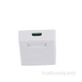 CAT5E UTP Dual Port RJ45 Surface Box